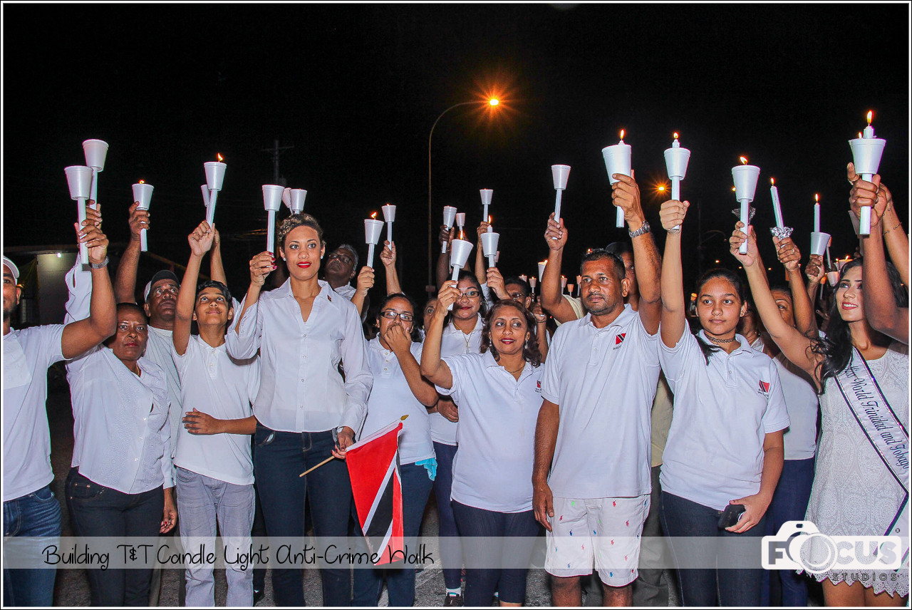 Building T & T Candle Light Anti-Crime Walk